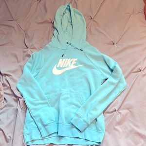 Nike, medium, blue hoodie